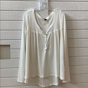 Free people white sweater/blouse